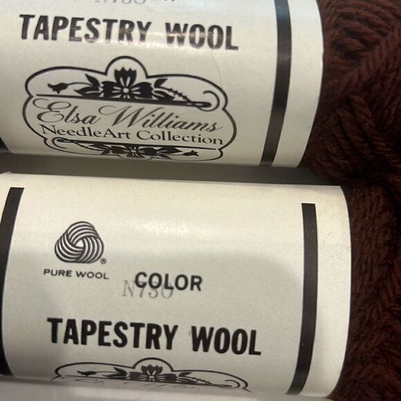 Elsa Williams Mixed Lot 11 Skeins Brown Needlepoint Yarn 40 Yd Skein 100% Wool - Picture 5 of 12